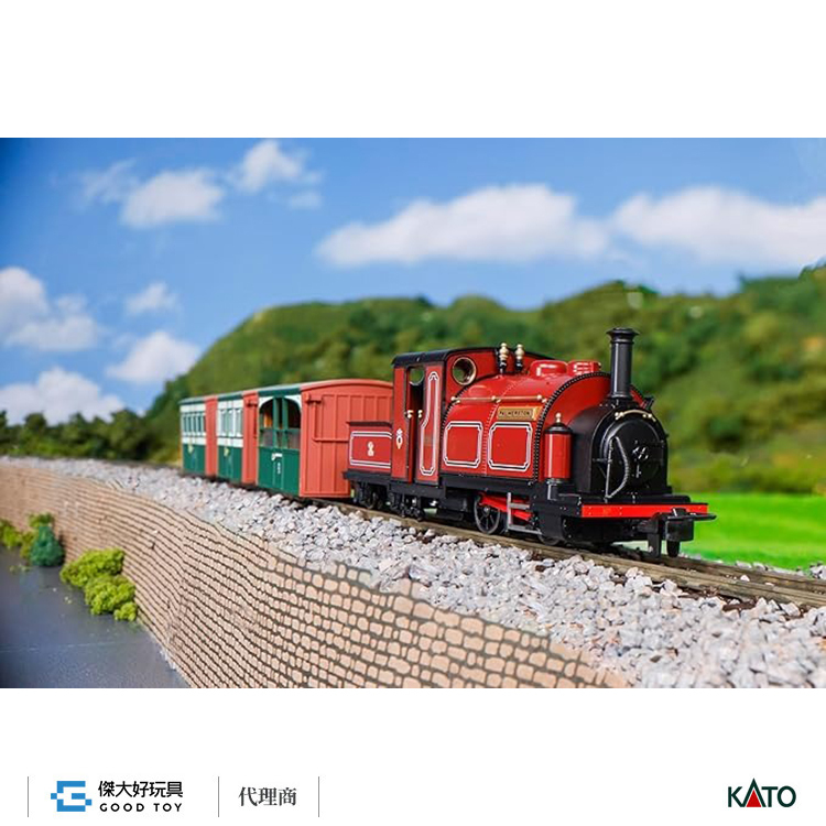 KATO/PECO 51-251C (OO-9) 蒸氣機關車小英格蘭Palmerston (深紅色)