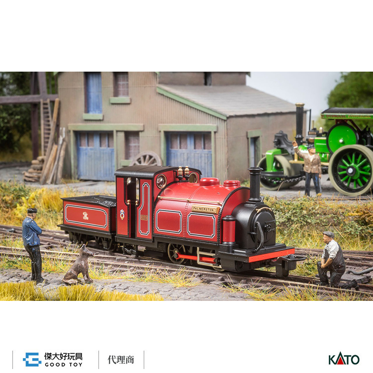 KATO/PECO 51-251C (OO-9) 蒸氣機關車小英格蘭Palmerston (深紅色)