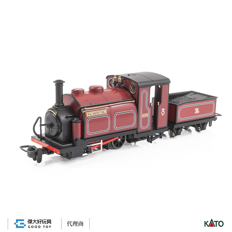 KATO/PECO 51-251C (OO-9) 蒸氣機關車 小英格蘭 Palmerston (深紅色)