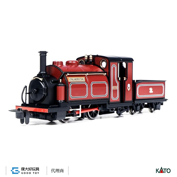 KATO/PECO 51-251C (OO-9) 蒸氣機關車 小英格蘭 Palmerston (深紅色)