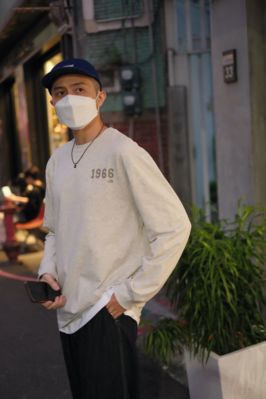 ｜新品限定88折🔥｜The North Face  白標限定 1966 Logo 長Tee