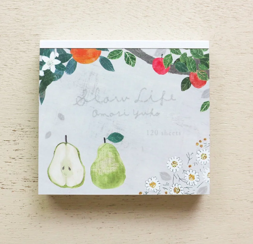 表現社 日本插畫家方形便條紙 大森木綿子