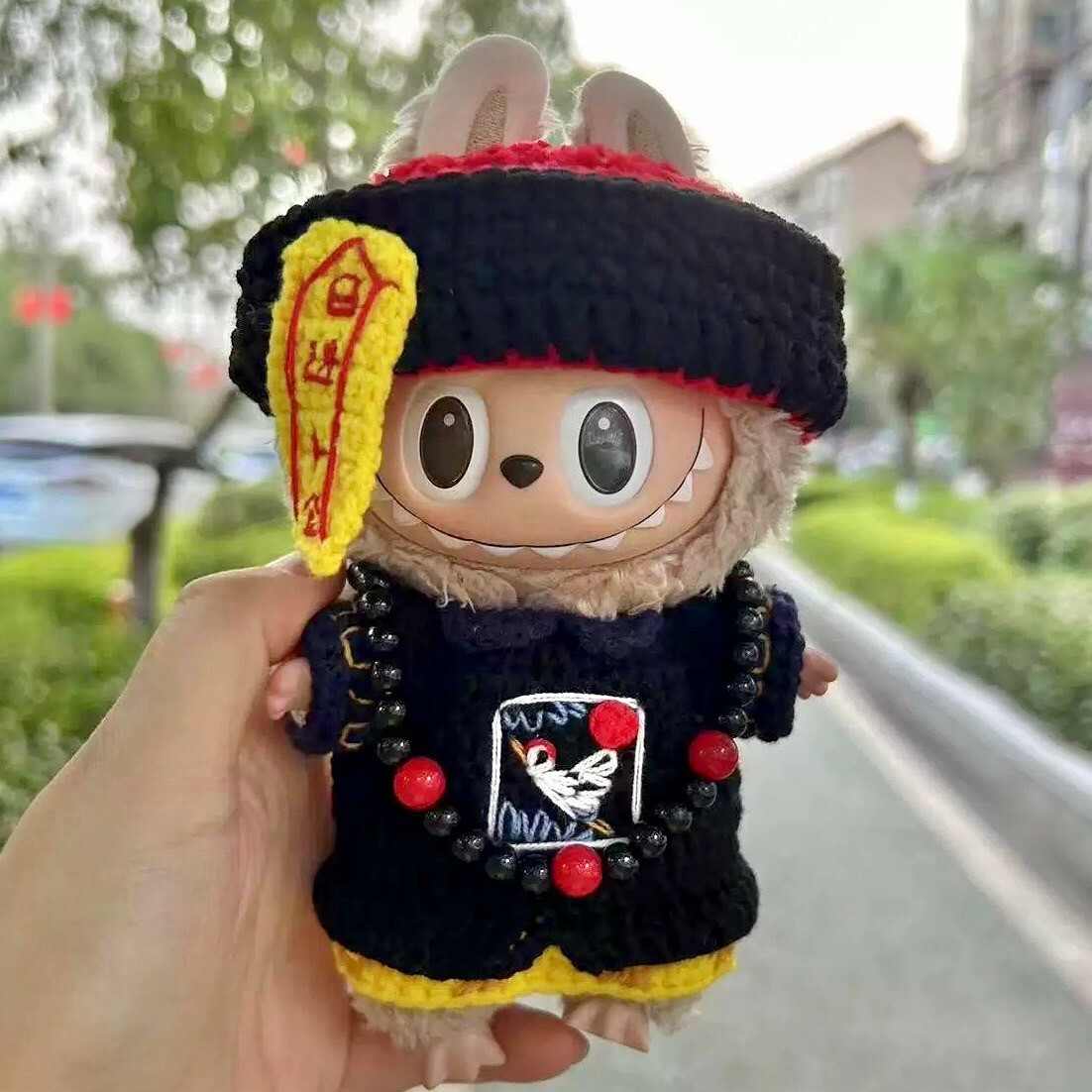 拉布布 LABUBU 心動馬卡龍 吊飾專用服裝 小殭屍套裝 (無附吊飾)