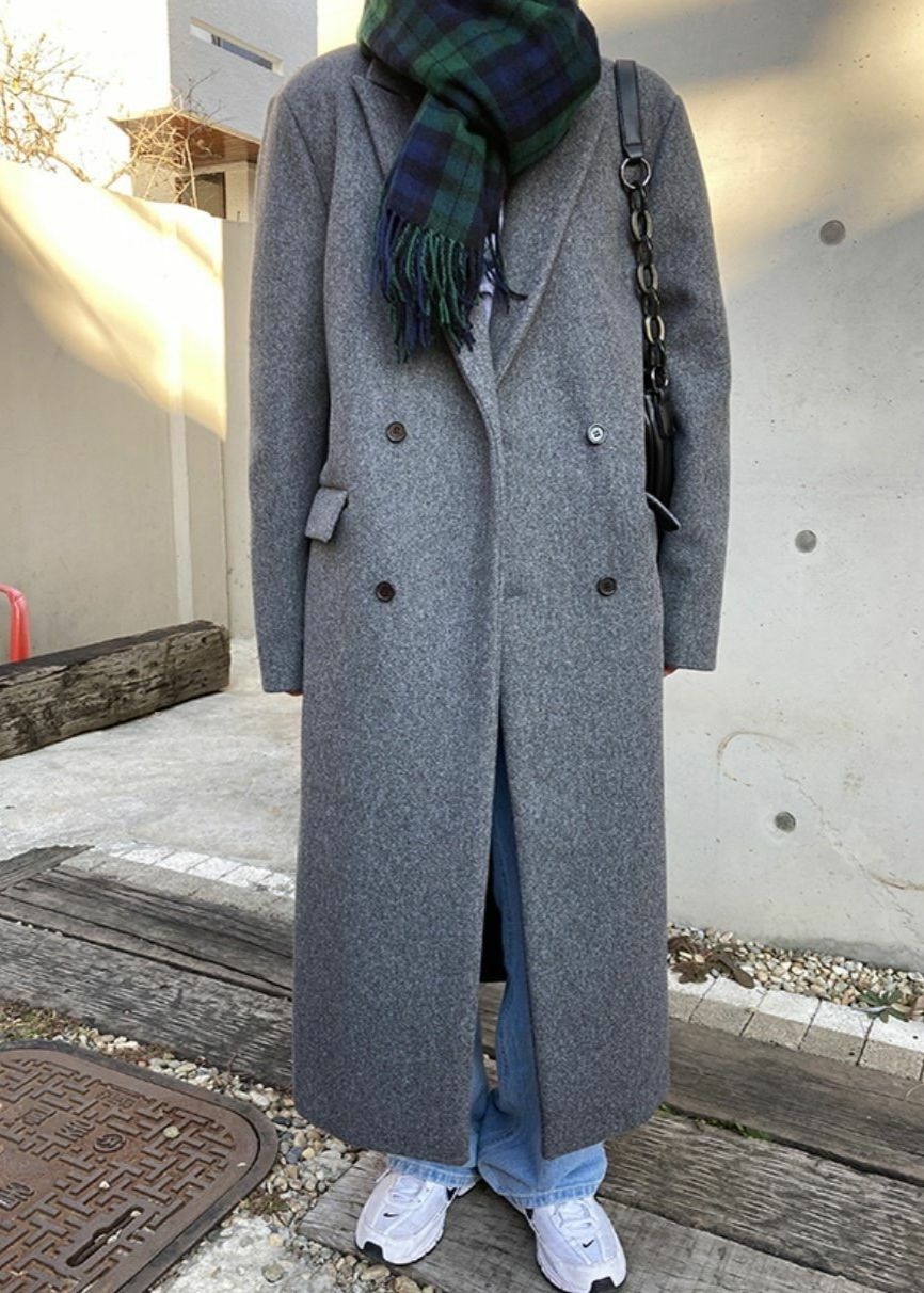 孖襟西裝長褸 VOID-061JK