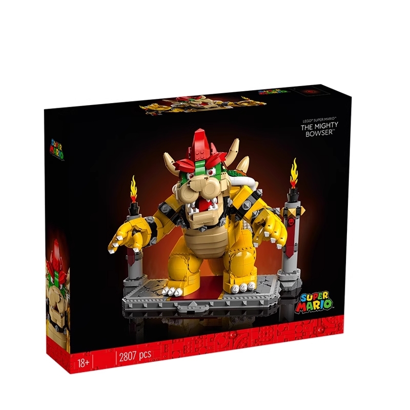 MOC The Mighty Bowser Super Mario Building Set NO BOX NA001