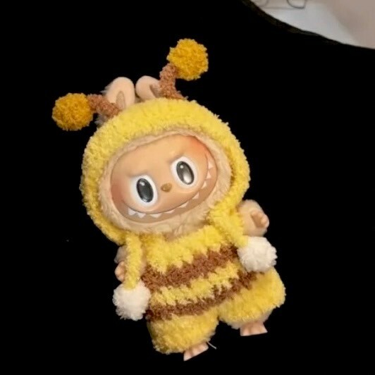 拉布布 LABUBU 心動馬卡龍 吊飾專用服裝 小蜜蜂套裝 (無附吊飾)