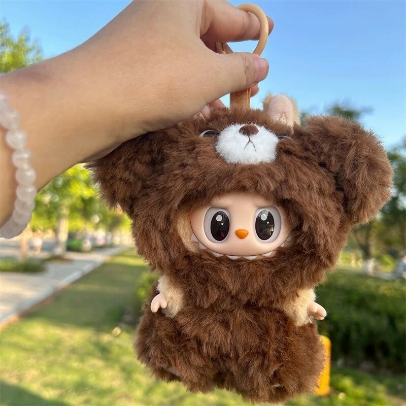 拉布布 LABUBU 坐坐派對 吊飾專用服裝 熊熊皮草裝 (無附吊飾)