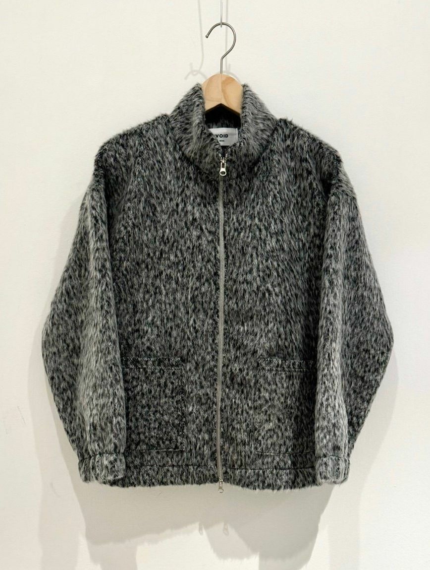 企領淨色拉鍊外套 VOID-069JK