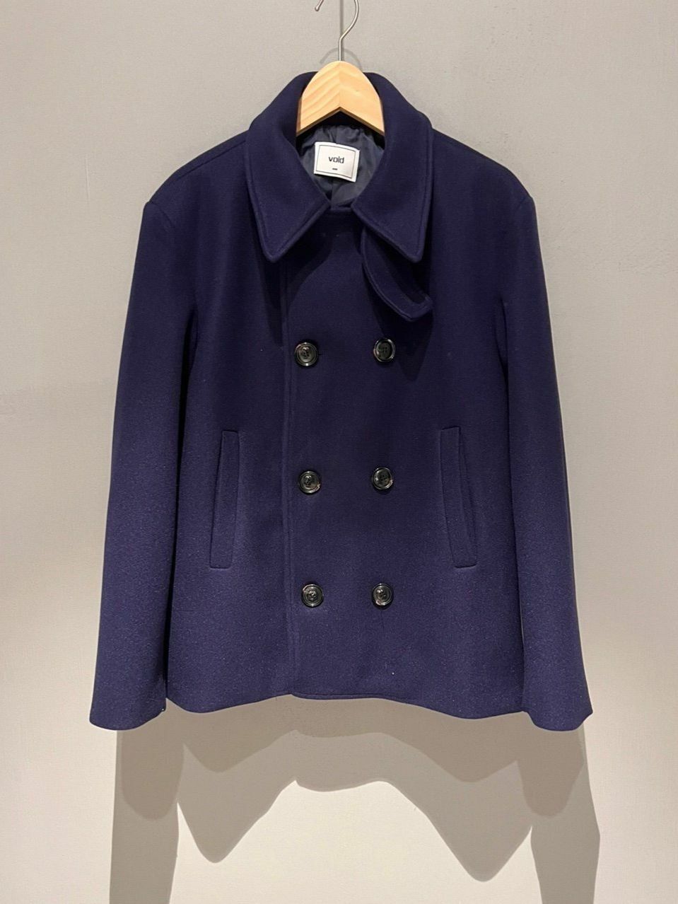 反領孖襟開胸外套 VOID-070JK