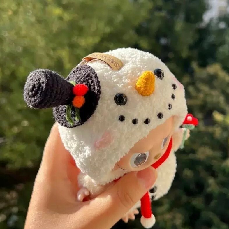 拉布布 LABUBU 心動馬卡龍 吊飾專用服裝 雪人造型套裝 (無附吊飾)