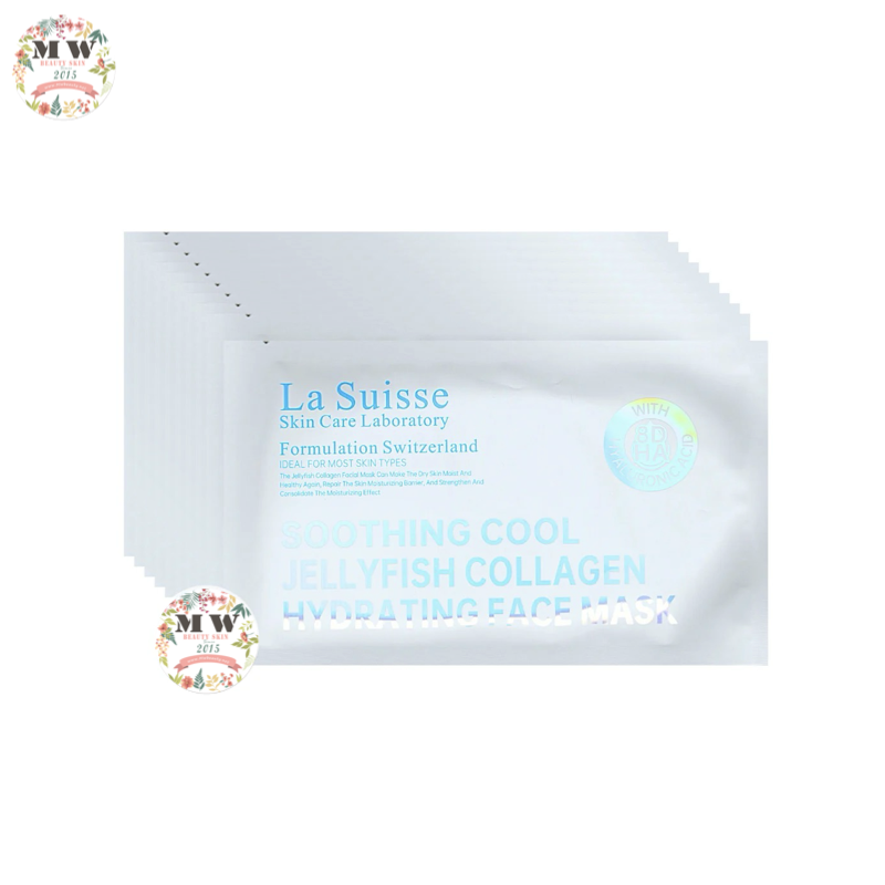 La Suisse 舒緩鎮靜急救水份膠原面膜🤍 X 10 片