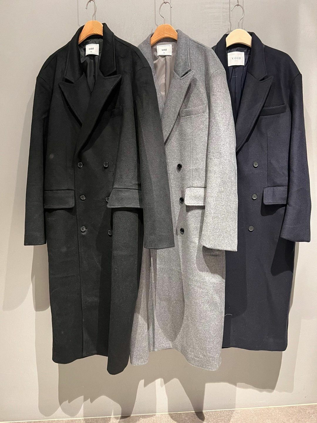 孖襟西裝長褸 VOID-076JK