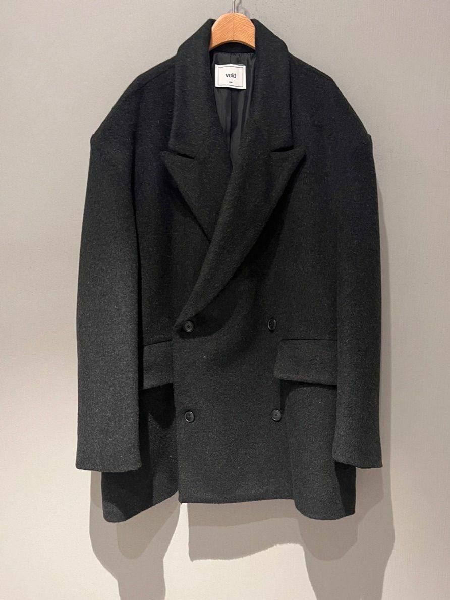 淨色孖襟西裝褸 VOID-077JK