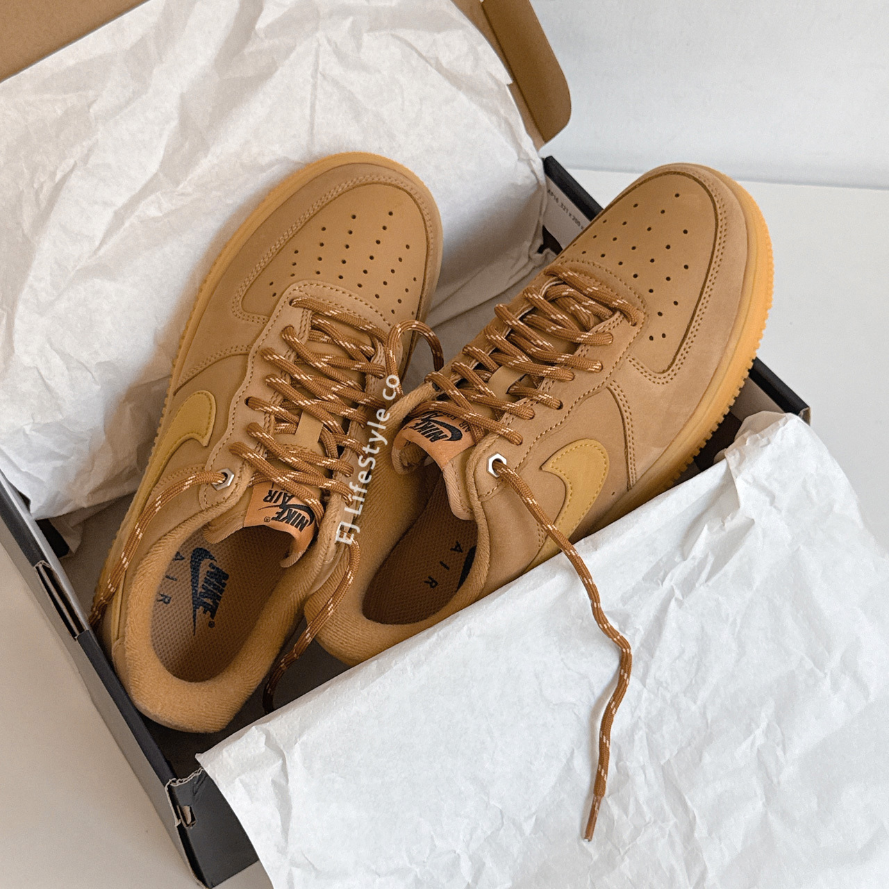 NIKE AIR FORCE 1 AF1 小麥色 卡其色 土黃色 焦糖底 男鞋 CJ9179-200 / 現+預