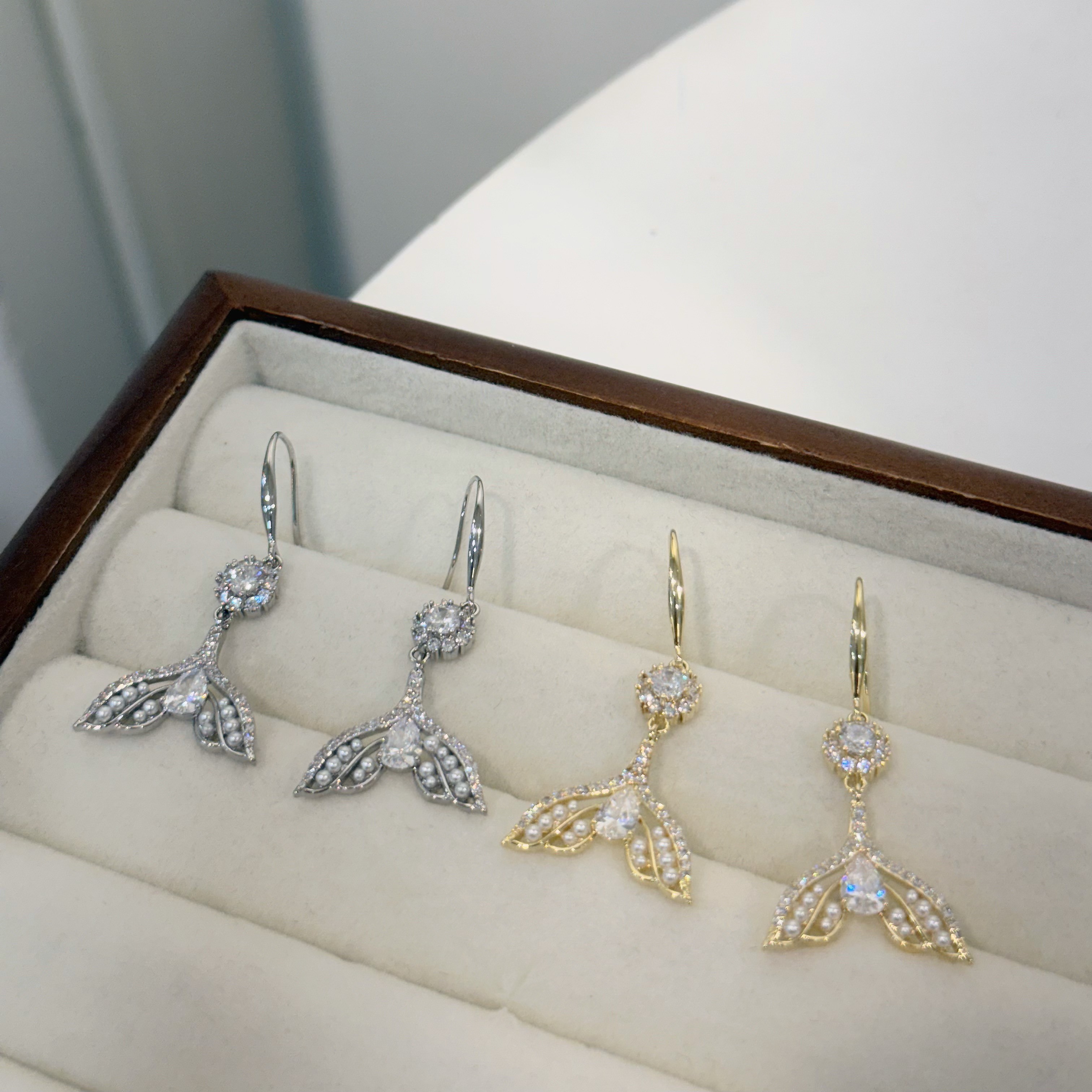 排鑽珍珠魚尾垂吊