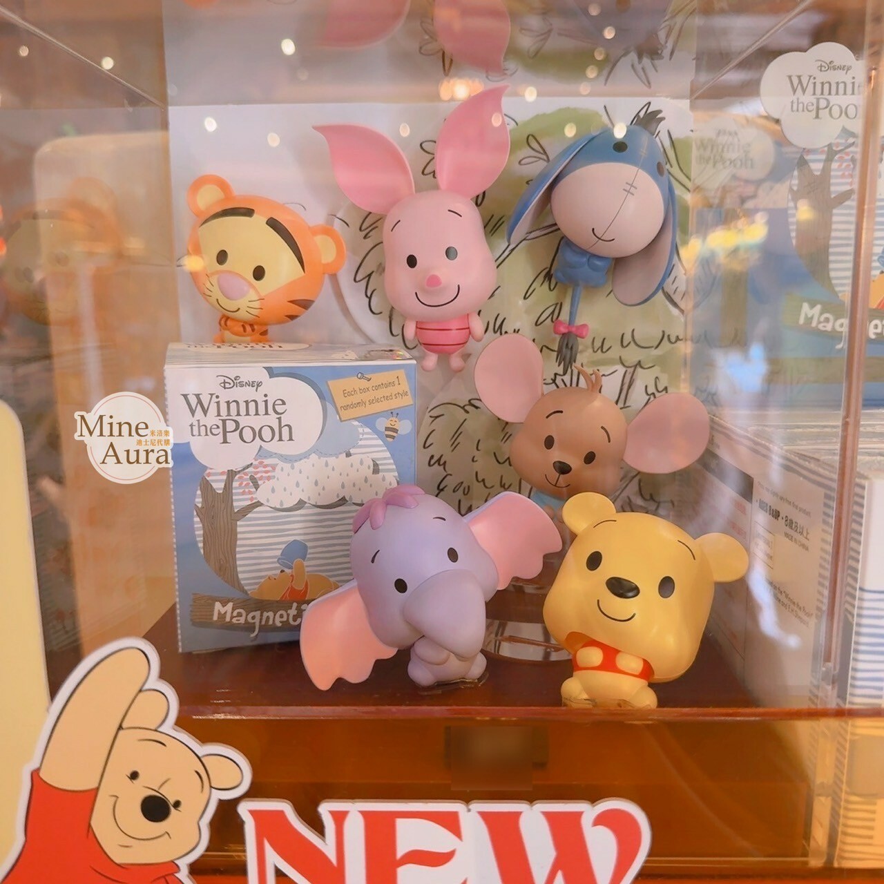 小熊維尼 Winnie the Pooh 與好友們 造型 磁鐵 盲選盒 盲盒 -香港迪士尼樂園