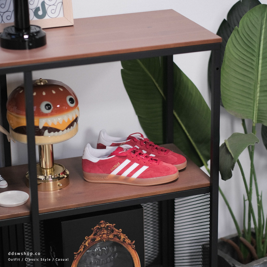 ”代購“Adidas Originals Gazelle 復古紅 帶橘 JI2063