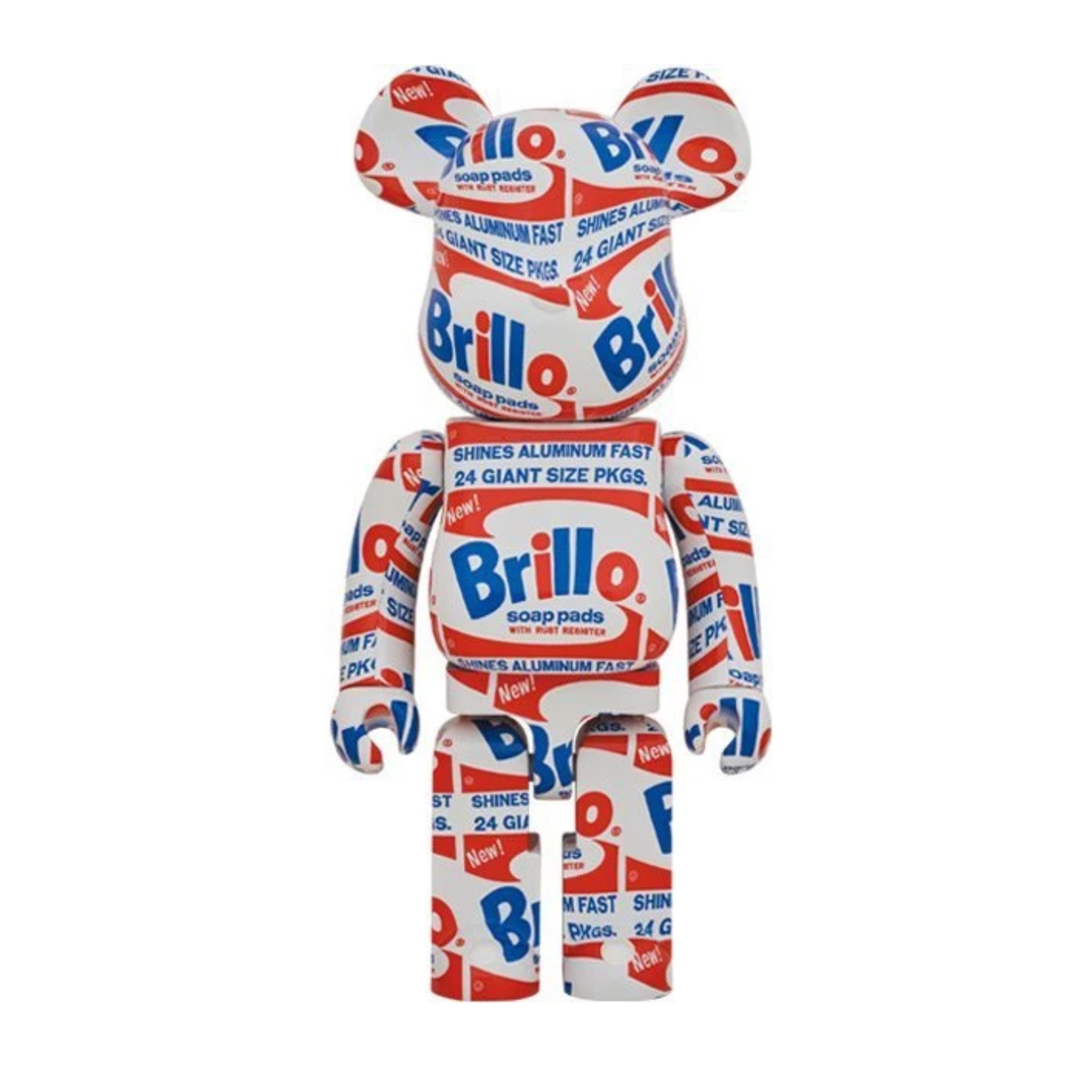 BE@RBRICK ANDY WARHOL 安迪沃荷 BRILLO 1000% 庫柏力克 公仔 現貨