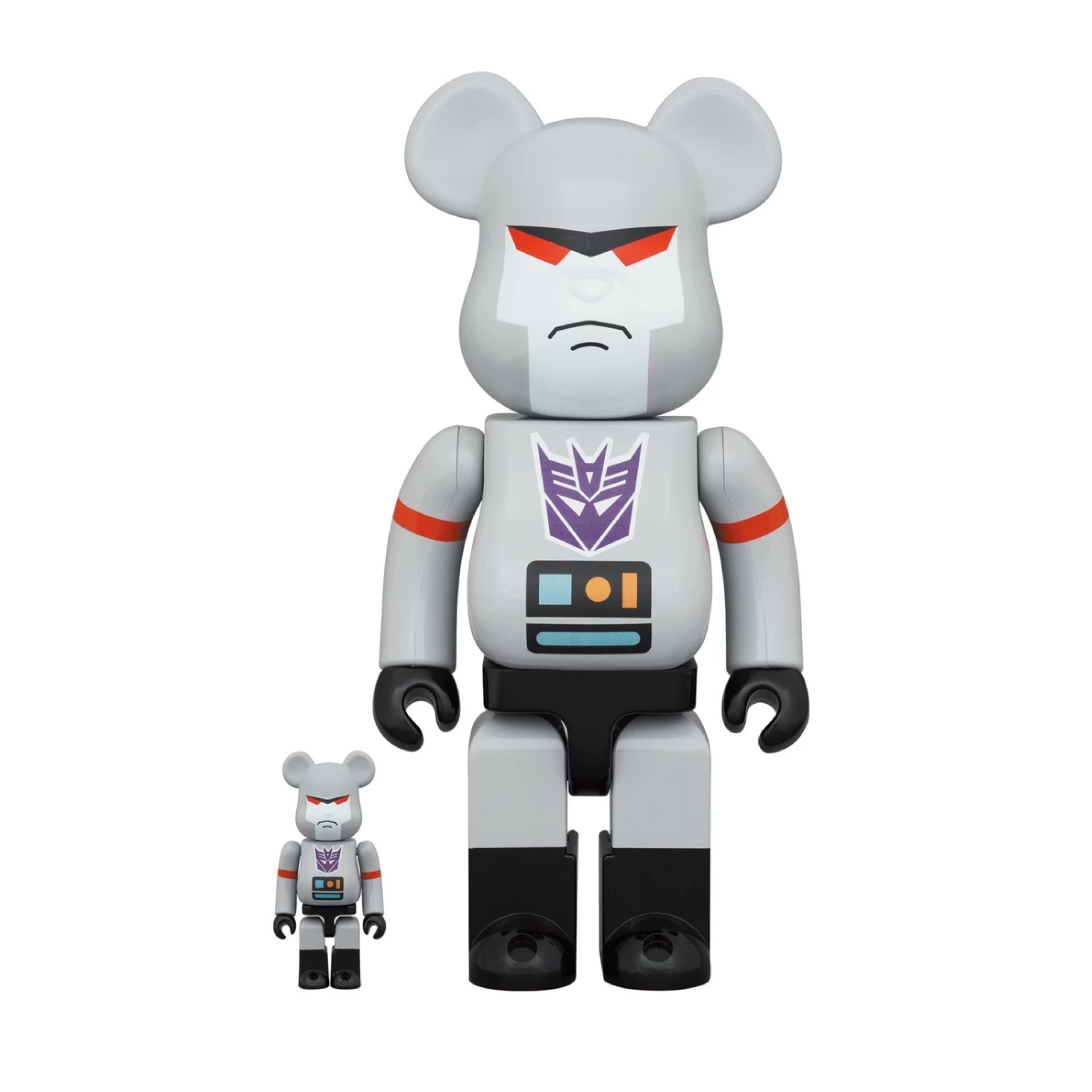 BE@RBRICK MEGATRON TRANSFORMERS 庫柏力克熊 變形金剛 密卡登 100% 400%