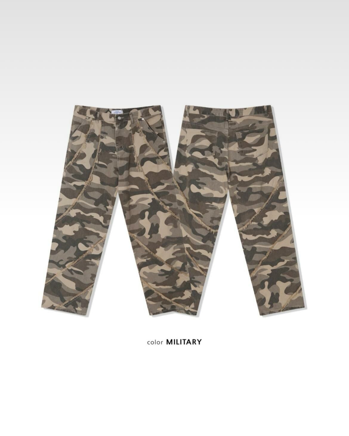 迷彩鬆身褲 UNUSED-029P