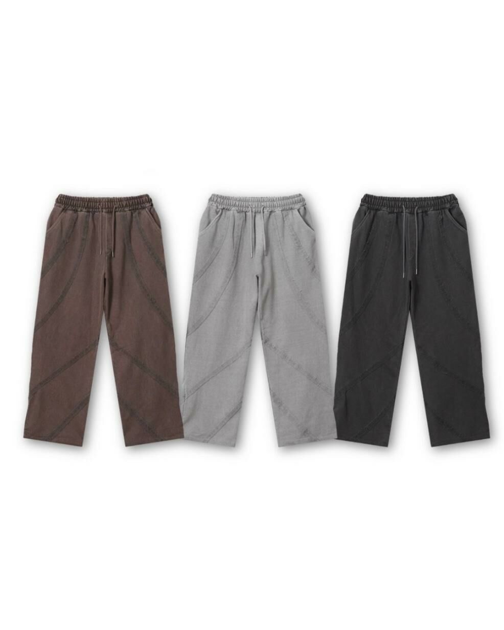 洗水淨色鬆身運動褲 UNUSED-030P