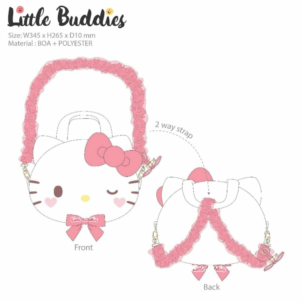 Global Sanrio 蝴蝶結款系列 - 多用途上膊袋