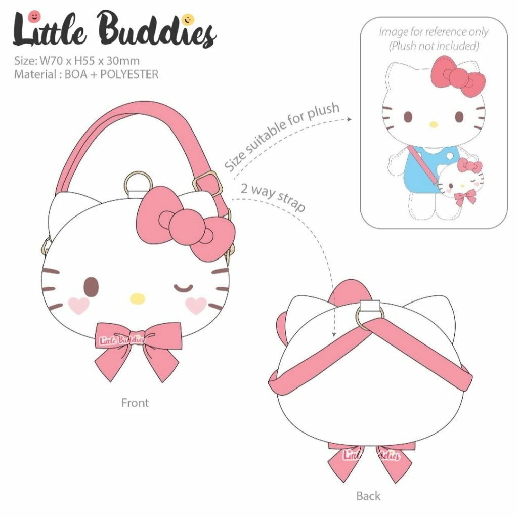 Global Sanrio 蝴蝶結款系列 - 多用途頭型散紙包