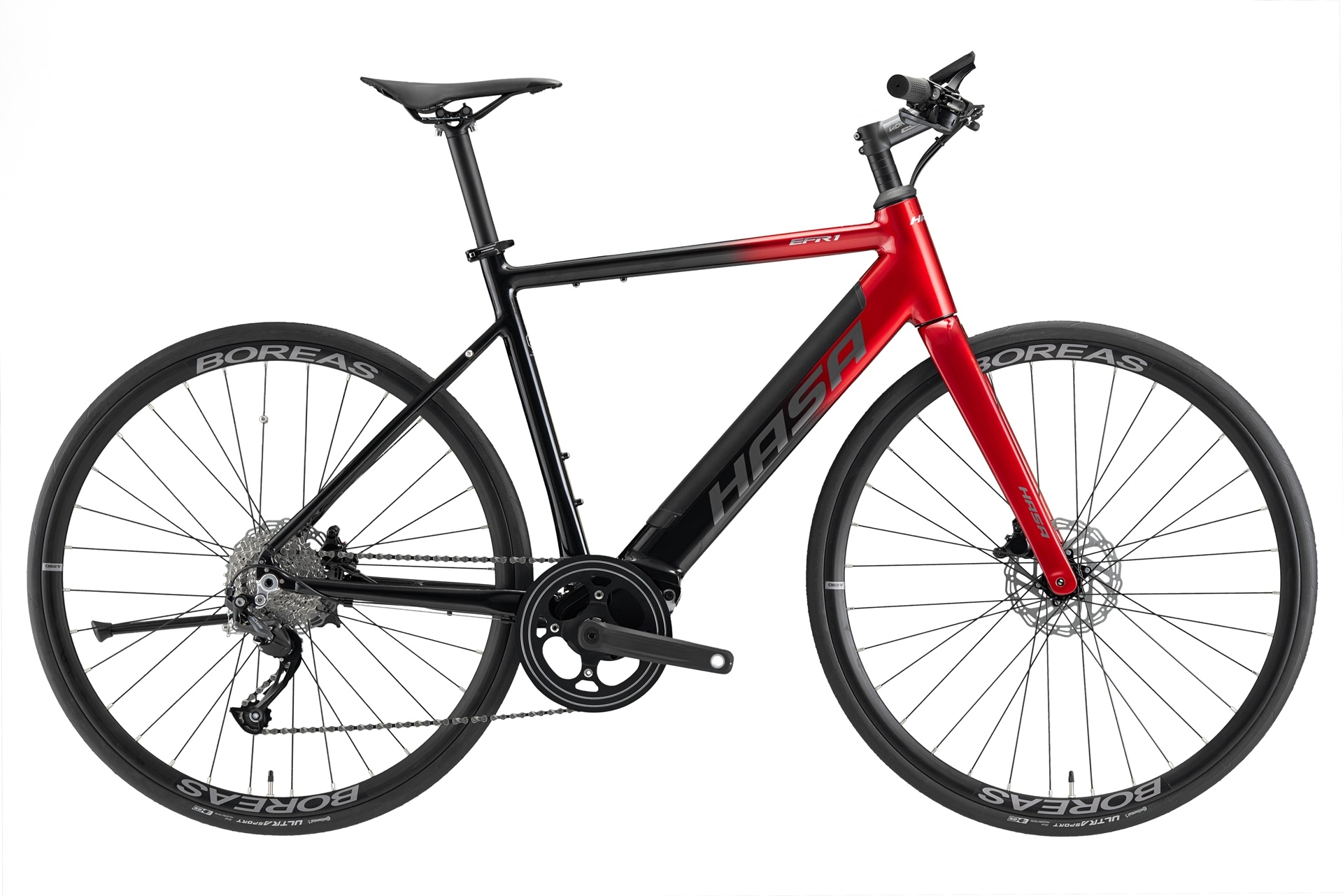 HASA EFR1 平把電輔公路車/黑紅