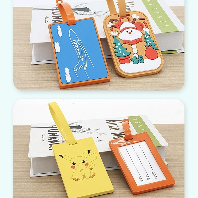 【客製】矽膠造型行李箱吊牌