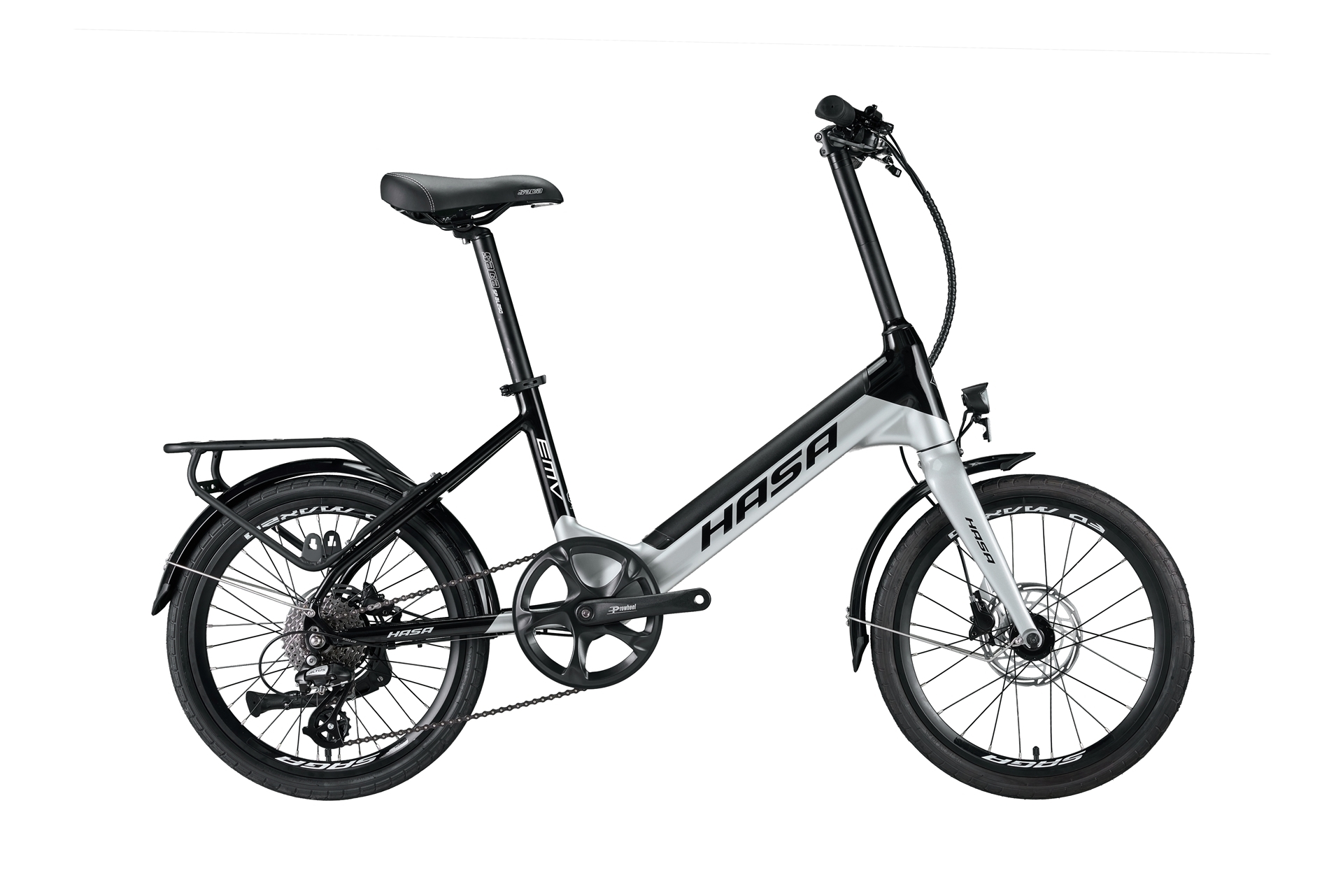 HASA EMV 城市電輔小徑車/黑銀