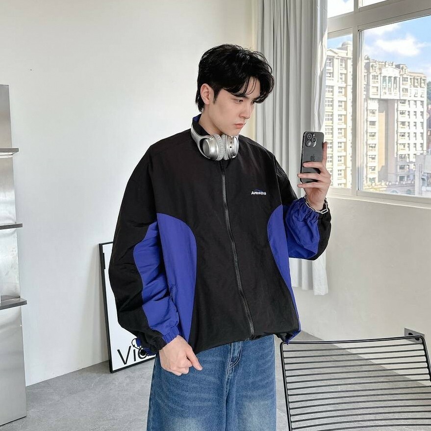 Aurocean 撞色拼接外套 (2colors )