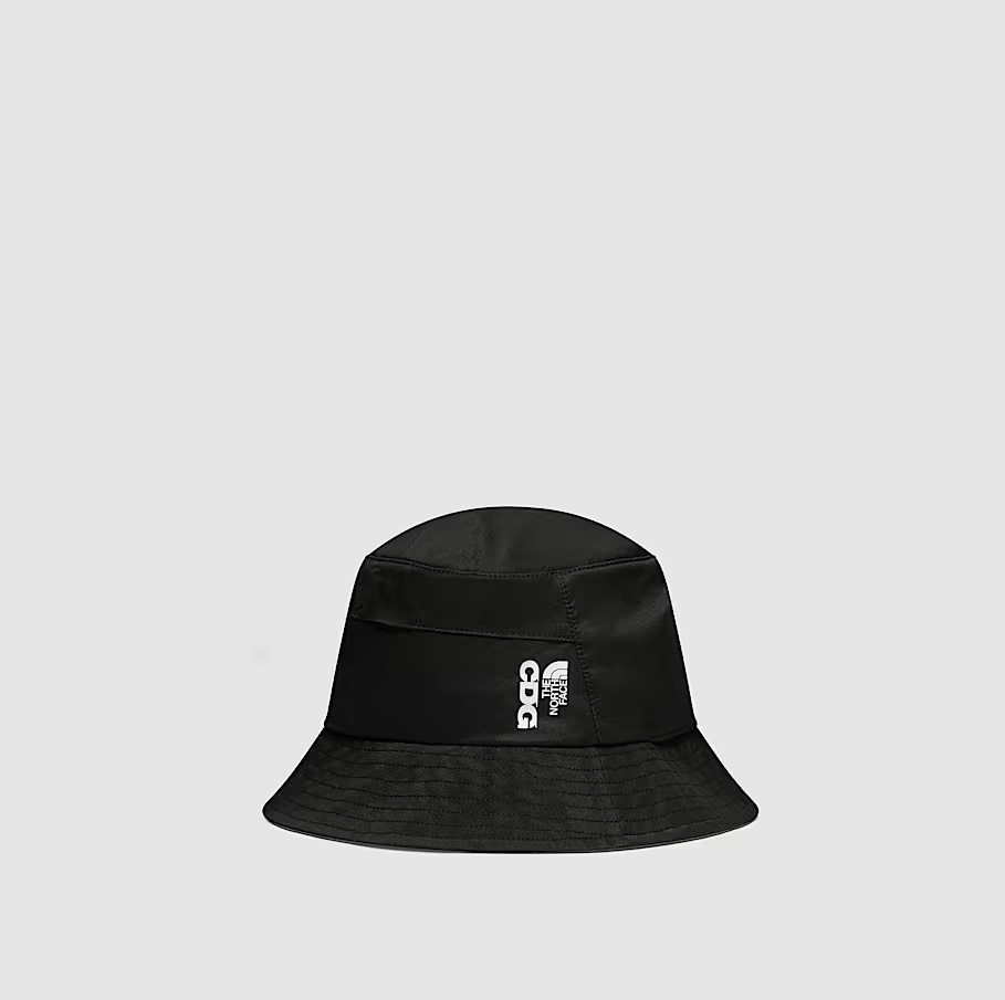 [Instock] CDG TNF Packable Ripstop Bucket Hat Black