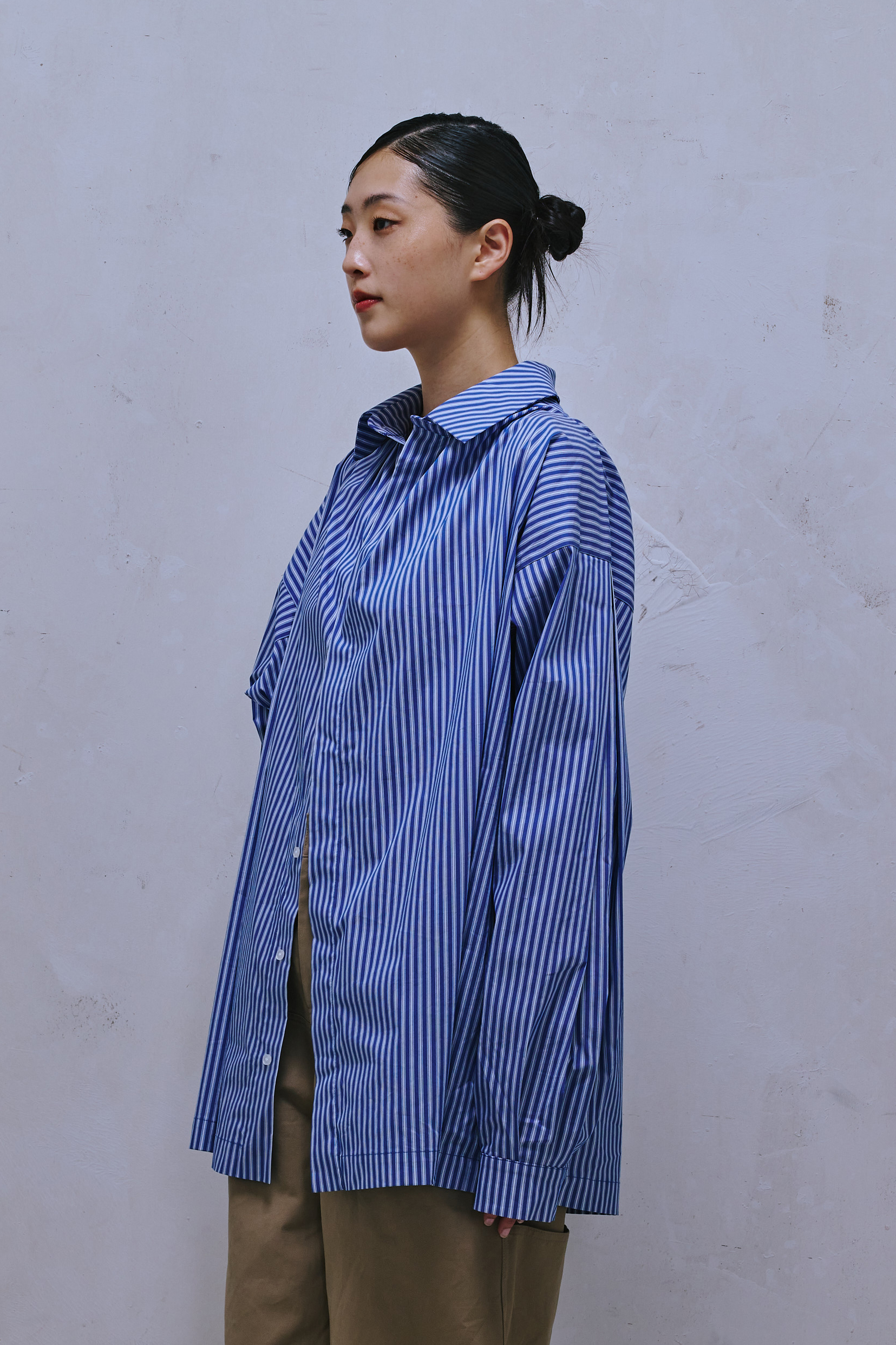 SQUARE CUT LONG-SLEEVE “MENS” SHIRT