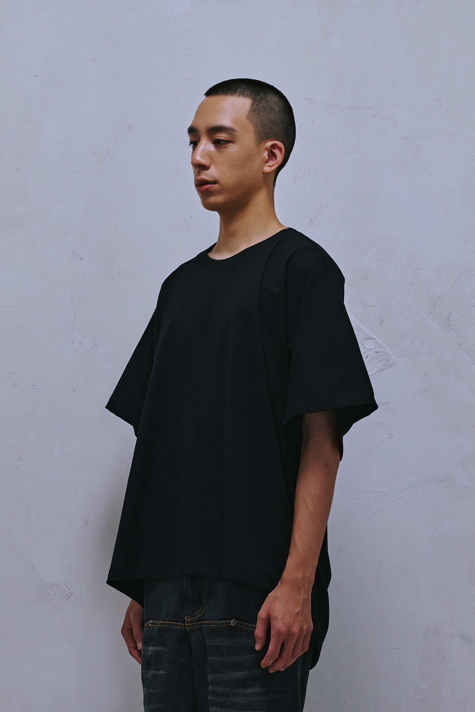 EMBROIDERED SHORT-SLEEVE “JUST LIKE T” TEE