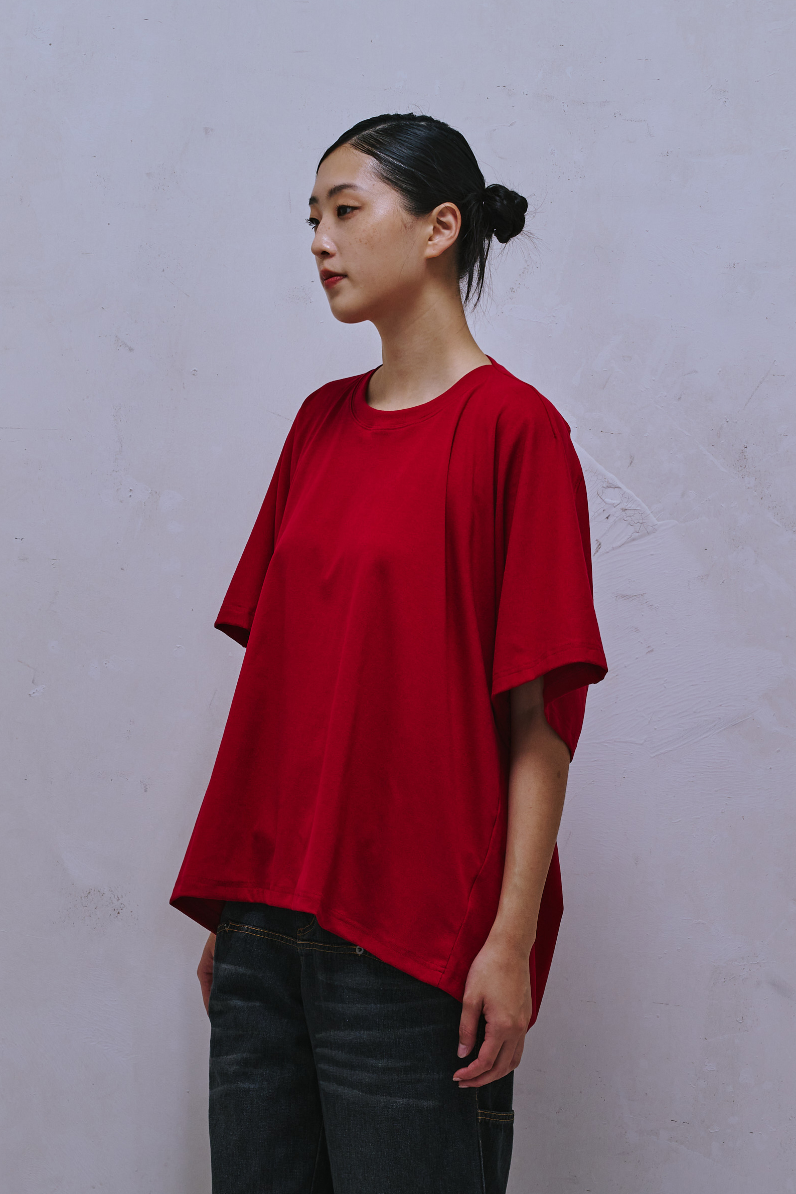 EMBROIDERED SHORT-SLEEVE “JUST LIKE T” TEE