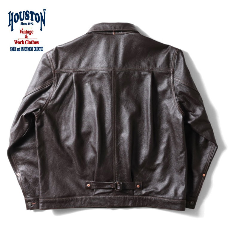 HOUSTON / ヒューストン8215 COW LEATHER TRACK JACKET / カウレザート