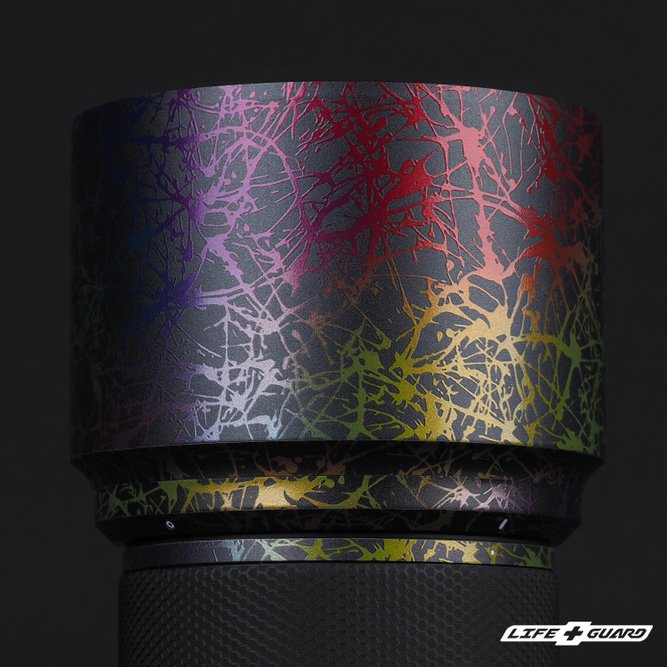 潑墨質感設計特寫，LIFE+GUARD 設計風格