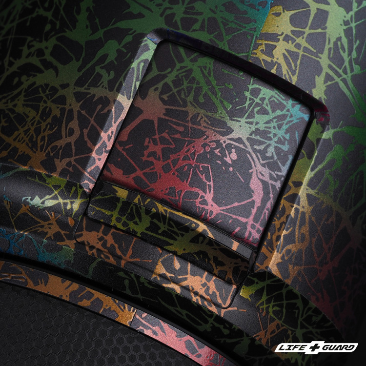 TAMRON 90mm F2.8  貼膜展示圖，LIFE+GUARD潑墨風格