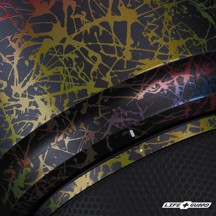 TAMRON 90mm F2.8  貼膜展示圖，LIFE+GUARD潑墨風格