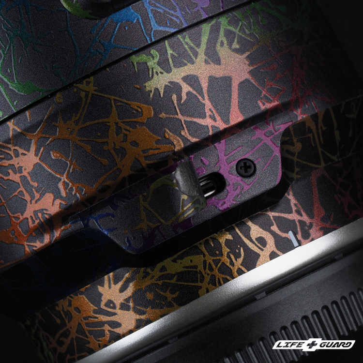 TAMRON 90mm F2.8  貼膜展示圖，LIFE+GUARD潑墨風格