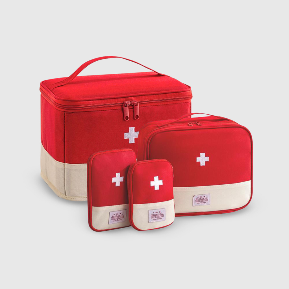 旅行便攜醫療收納包｜分隔收納包 急救袋 防疫包 醫藥包