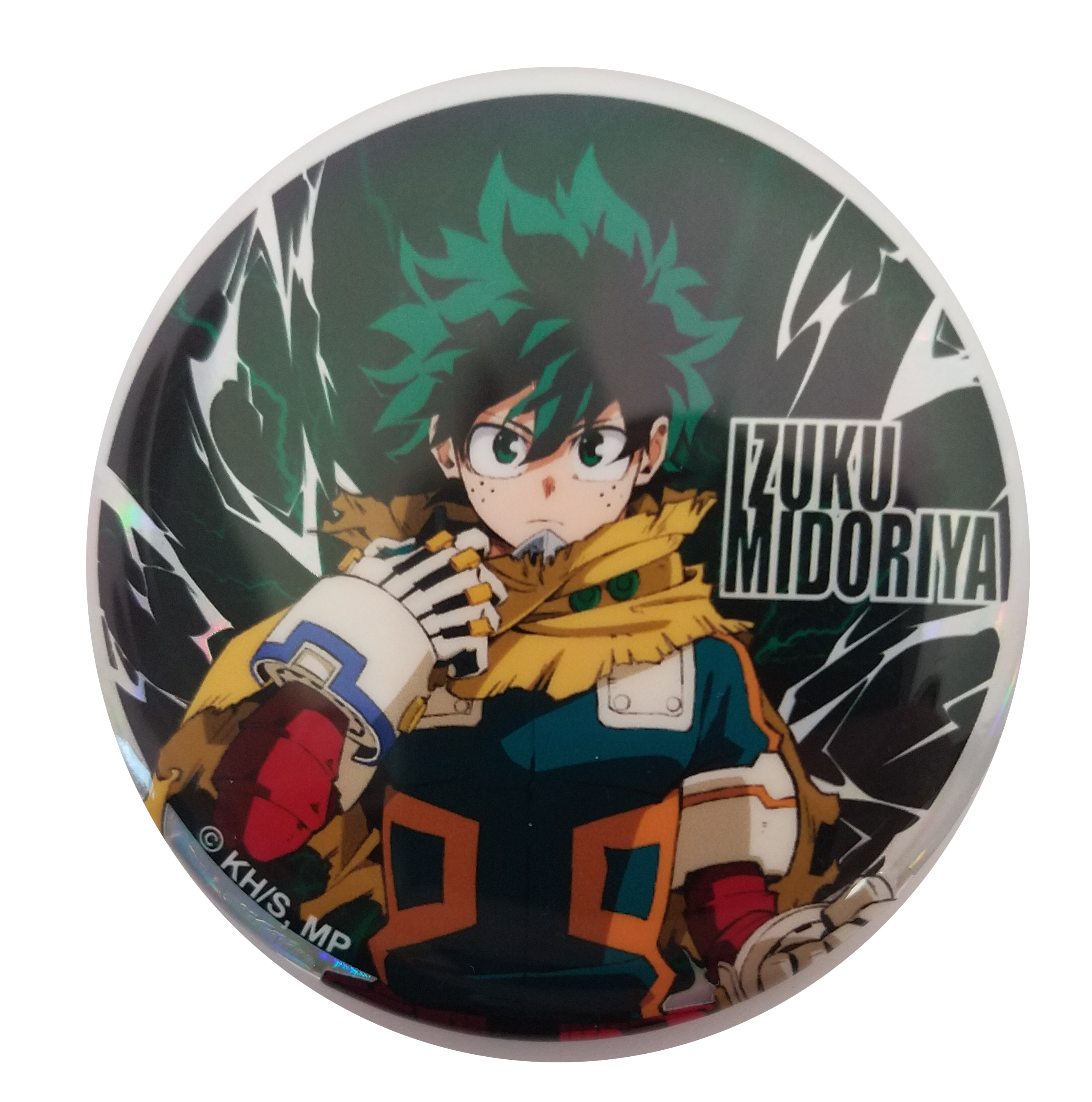 我的英雄學院 58mm幻彩襟章 - 綠谷