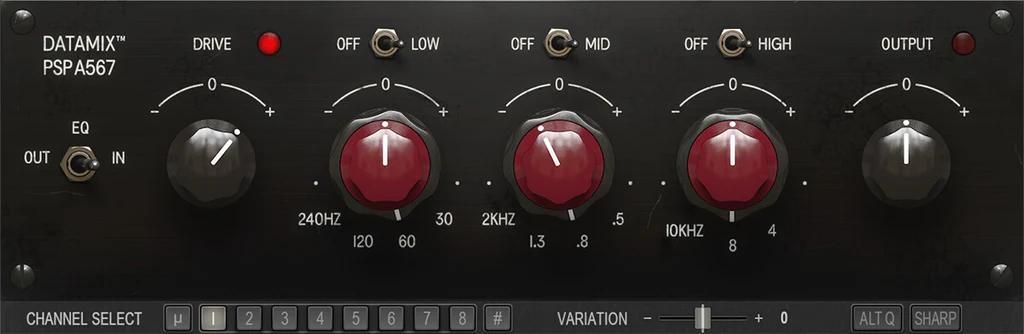 PSP Audioware Datamix A567 混音器Plugin (序號下載版)