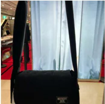 [S] NERDY PNEF24BG040101 PADDING CROSS BAG 24FW,BLACK, 8800256103096 (SN472)