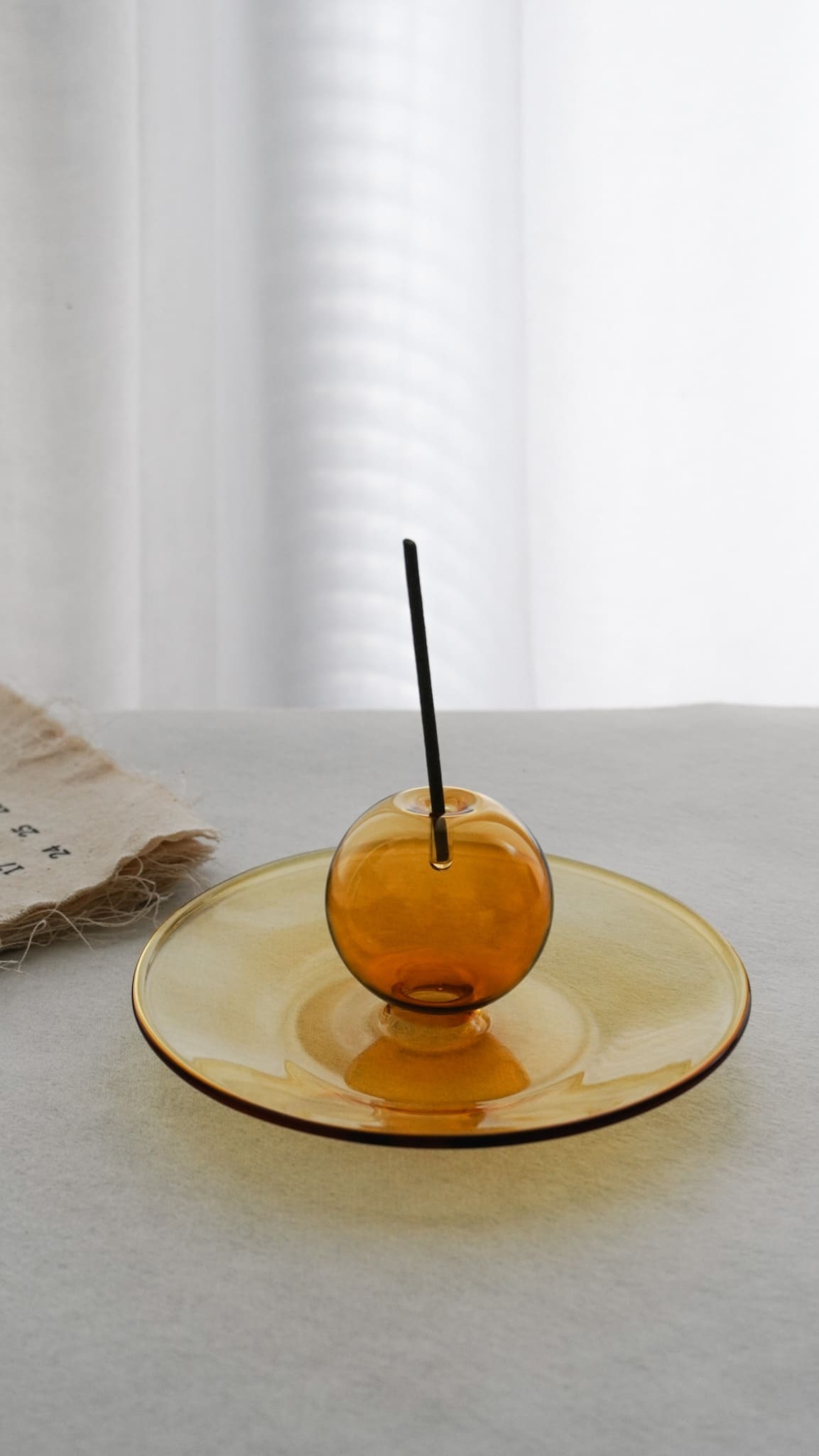 日本直送｜吹泡泡玻璃線香座