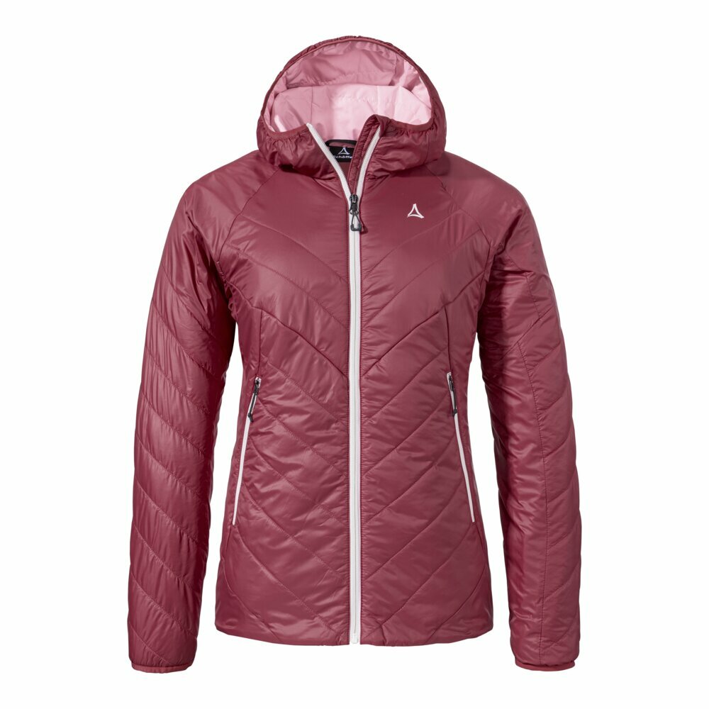 【Schoffel】女PrimaLoft 化纖防風保暖連帽外套 / 24SL20-13606-[紅、莓紫]