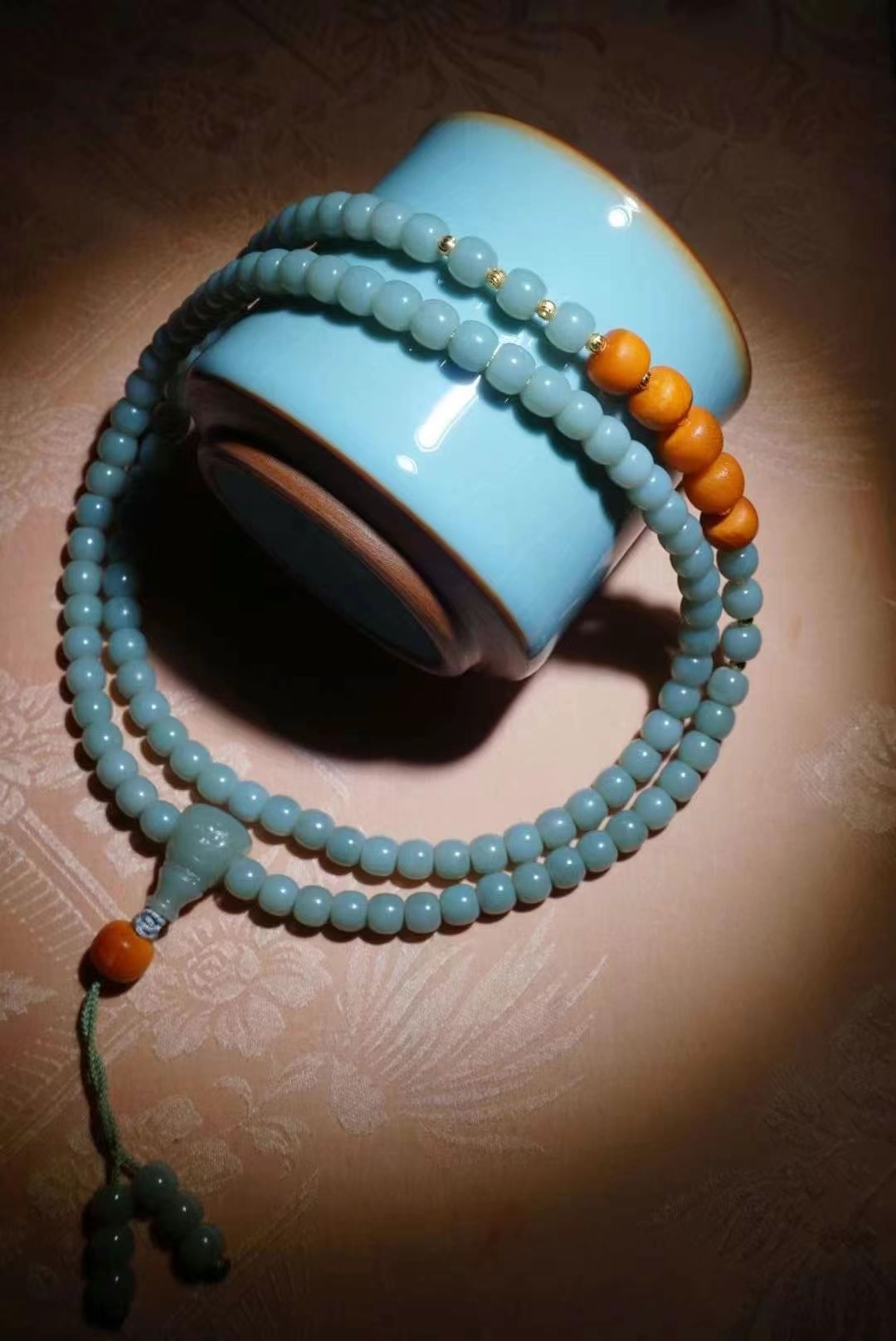 1030725 和田玉珠鏈 (5.5-6mm直徑)