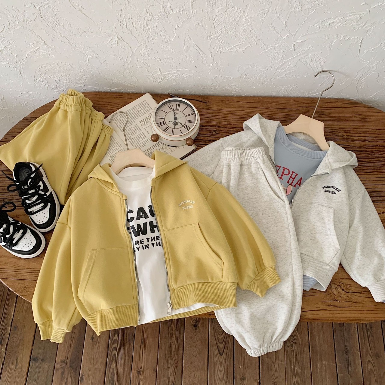 刺繡字母外套套裝