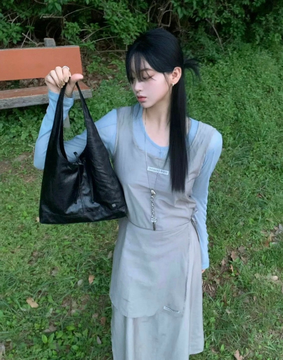 Depound pino bag (HOBO) 皮革流浪包/M 兩色