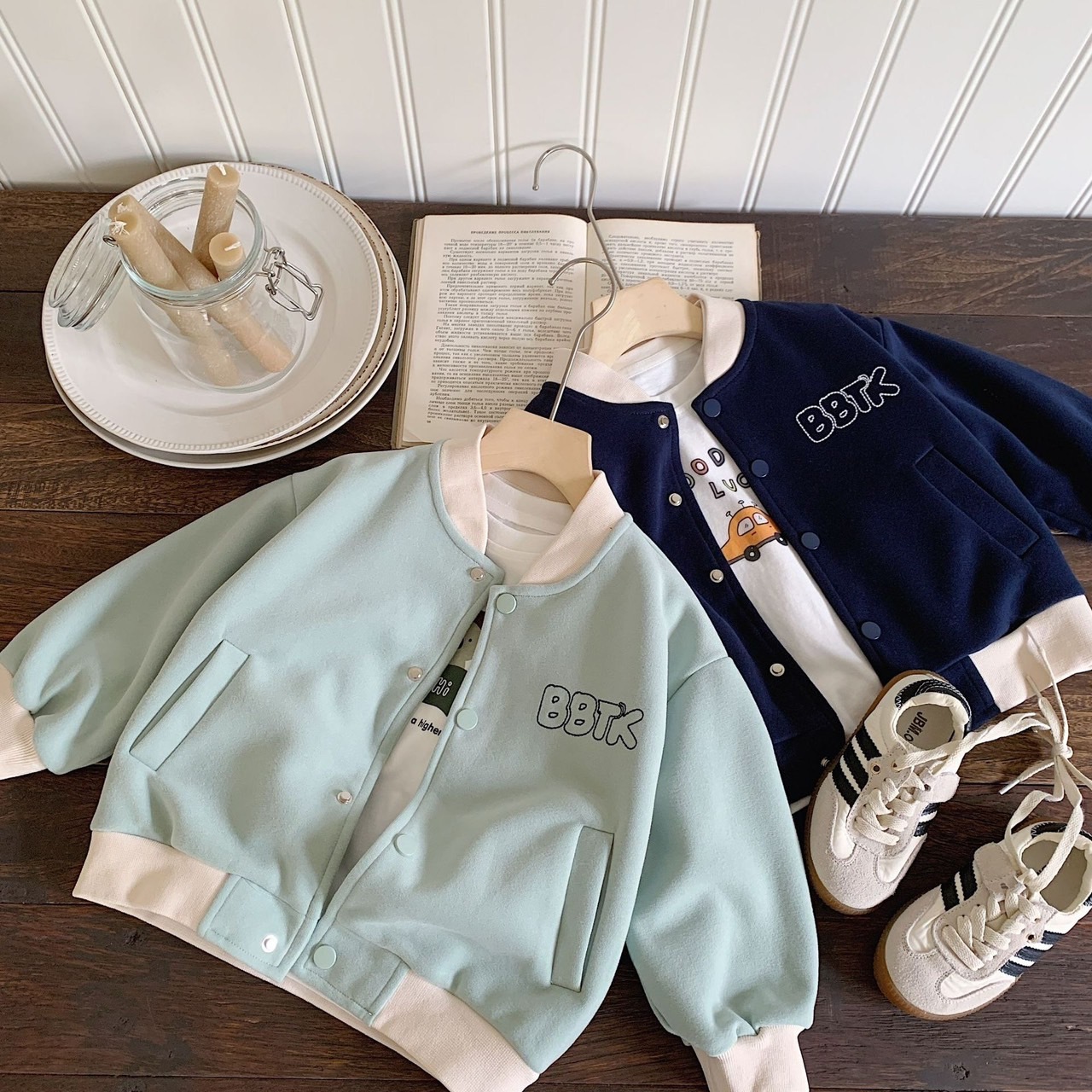 好看字母棒球外套